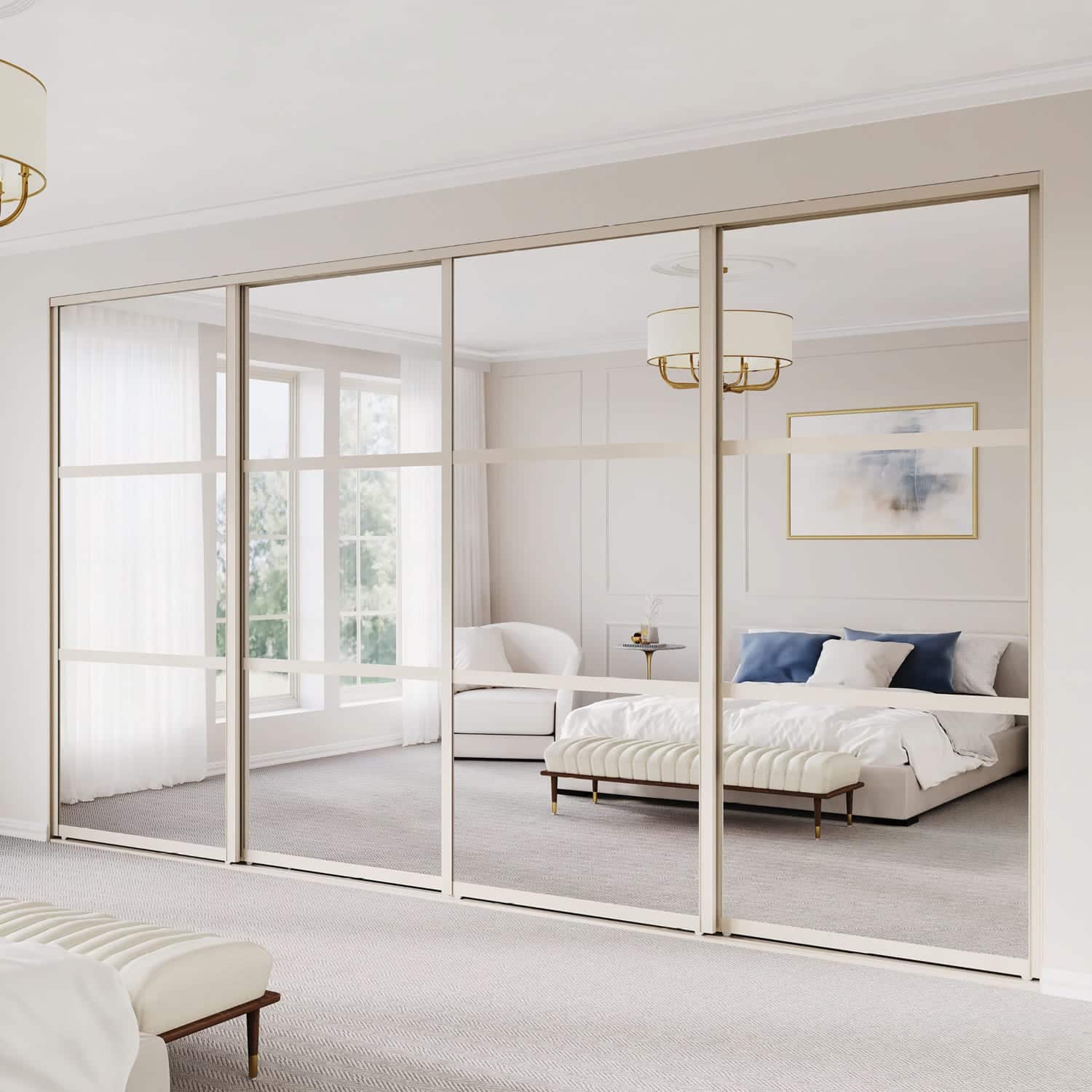 Zen Mirror Wardrobe Doors