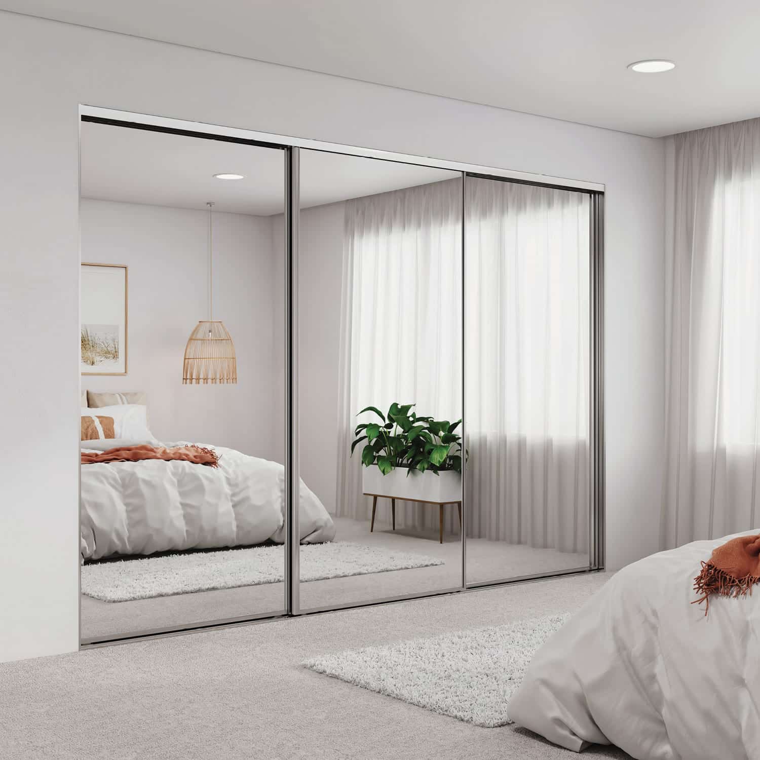 Ascot Mirror Wardrobe Doors