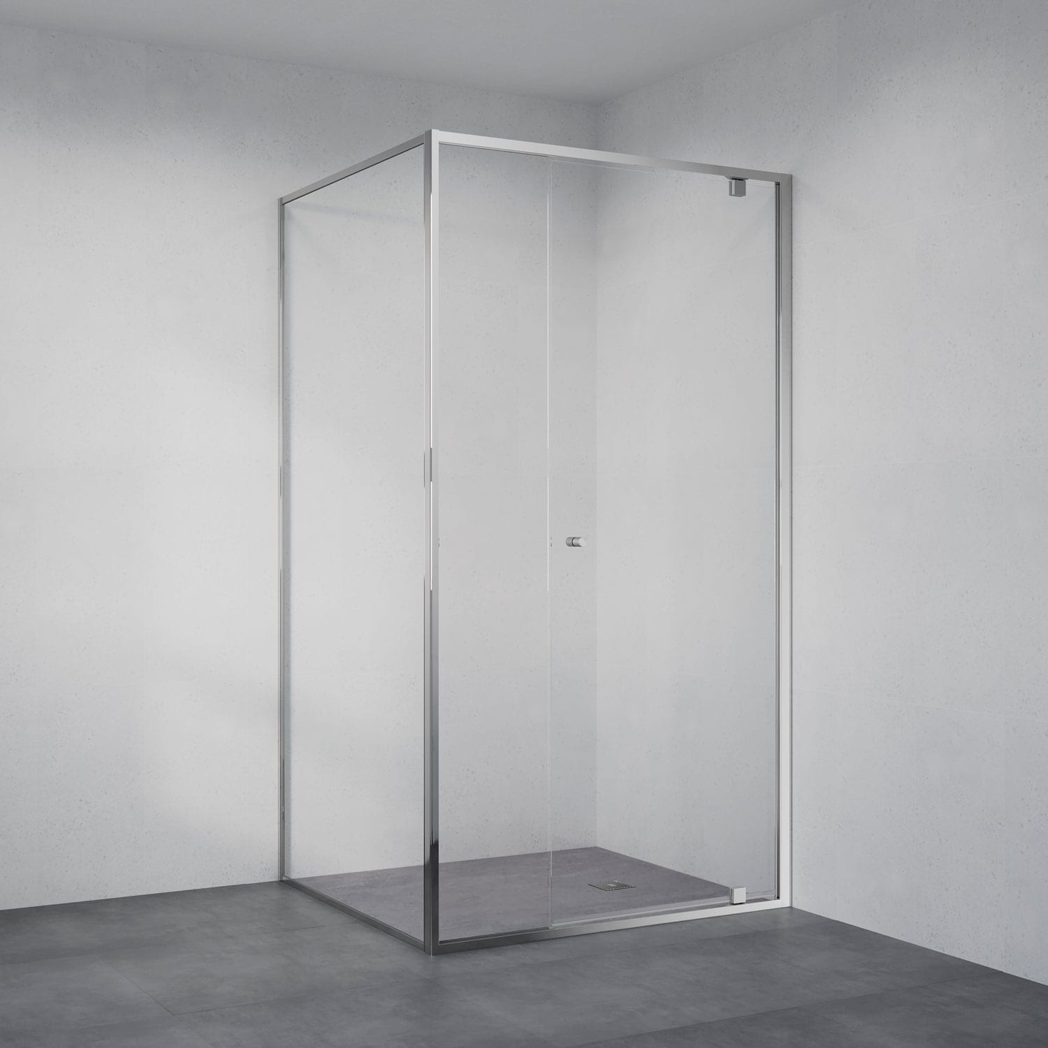 Jade 603F Shower Screen with Left Panel & Return
